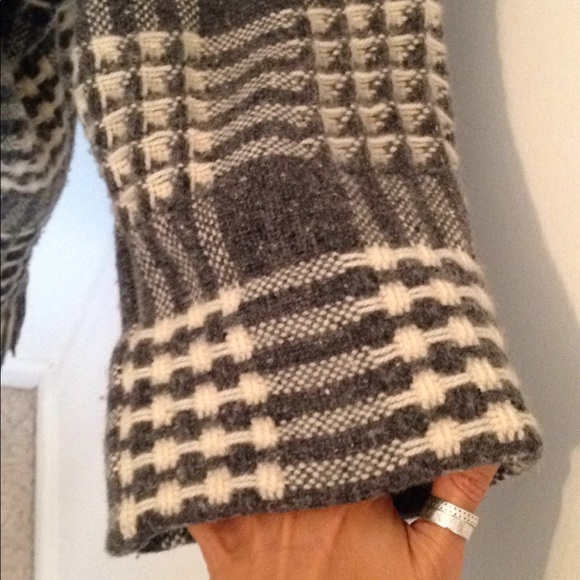 S Vintage Faribo Wool Plaid Blanket Coat Jacket 🐰 - Picture 4 of 6